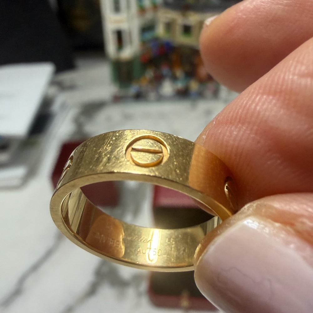 Cartier LOVE ring, classic model in 18K yellow gold, size 55 - Picture 5 of 5